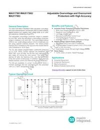 MAX17563AUD+ Datasheet Cover