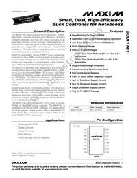 MAX1761EEE+TGA8 Datasheet Cover