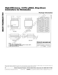 MAX1762EUB+T Datasheet Page 20