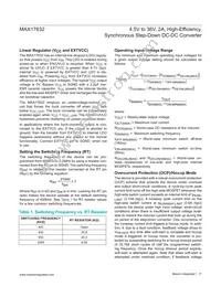 MAX17632AATE+ Datasheet Page 17