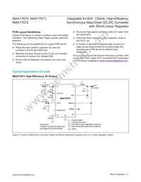 MAX17671FATB+T Datasheet Page 21