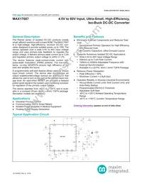 MAX17687ATP+ Datasheet Cover