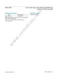 MAX17687ATP+ Datasheet Page 18