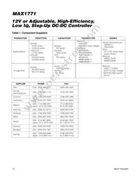 MAX1771ESA+TG002 Datasheet Page 12