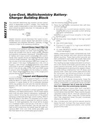 MAX1772EEI+TG11 Datasheet Page 18