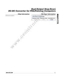 MAX1775EEE-T Datasheet Page 15