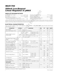 MAX1792EUA18+TG002 Datasheet Page 2