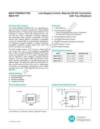 MAX1797EUA+TG24 Datasheet Cover