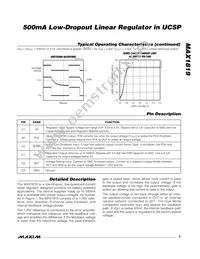 MAX1819EBL20+T Datasheet Page 5