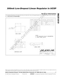 MAX1819EBL20+T Datasheet Page 9