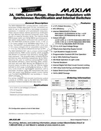 MAX1831EEE+G002 Datasheet Cover