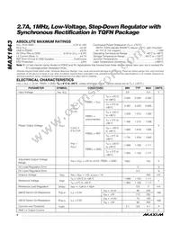 MAX1843ETI+ Datasheet Page 2