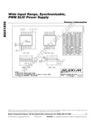 MAX1856EUB Datasheet Page 18