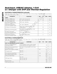 MAX1874ETE+T Datasheet Page 4