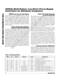 MAX1904BEAI+ Datasheet Page 18