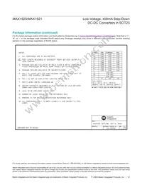 MAX1921EUT18+TG104 Datasheet Page 12