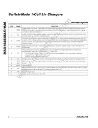 MAX1925ETC+T Datasheet Page 8