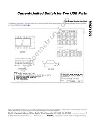 MAX1930ESA+T Datasheet Page 7