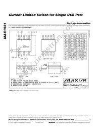 MAX1931EUB+T Datasheet Page 8