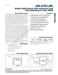 MAX1946ETA+T Datasheet Cover