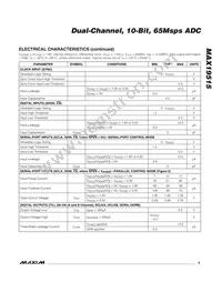 MAX19515ETM+T Datasheet Page 5