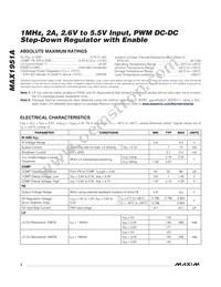 MAX1951AESA+T Datasheet Page 2