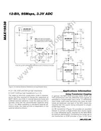 MAX19538ETL+T Datasheet Page 22