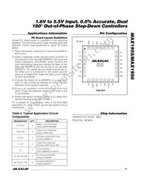 MAX1956ETI+T Datasheet Page 21