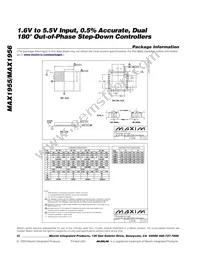 MAX1956ETI+T Datasheet Page 22