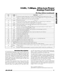 MAX19705ETM+T Datasheet Page 15