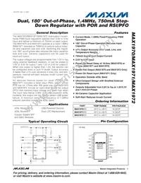 MAX1971EEE+G05 Datasheet Cover