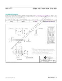 MAX19777AZA+ Datasheet Page 17