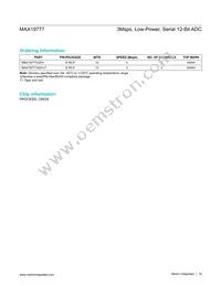 MAX19777AZA+ Datasheet Page 18