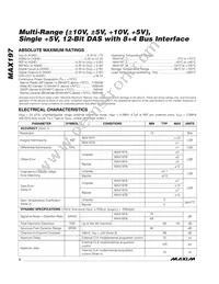 MAX197BENI+ Datasheet Page 2