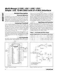 MAX197BENI+ Datasheet Page 8