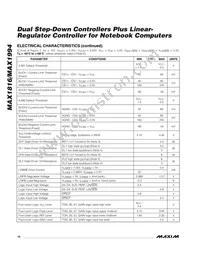 MAX1994ETM+T Datasheet Page 10