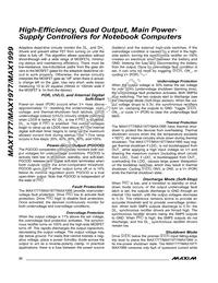 MAX1999EEI+TGC1 Datasheet Page 22