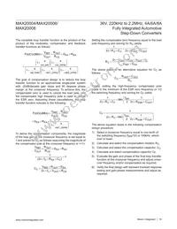 MAX20008AFOC/VY+ Datasheet Page 16