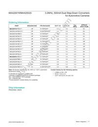 MAX20019ATBB/V+T Datasheet Page 17