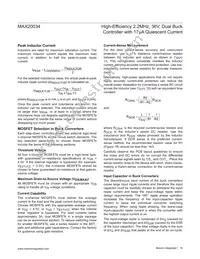 MAX20034ATIS/VY+ Datasheet Page 16