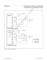 MAX20034ATIS/VY+ Datasheet Page 17