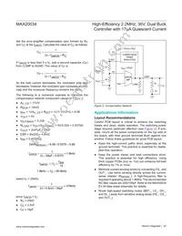 MAX20034ATIS/VY+ Datasheet Page 20