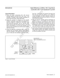 MAX20034ATIS/VY+ Datasheet Page 21