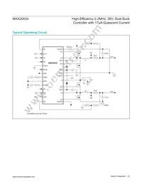 MAX20034ATIS/VY+ Datasheet Page 22