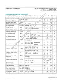 MAX20050ATC/V+ Datasheet Page 3