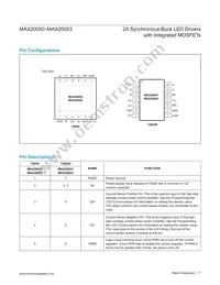 MAX20050ATC/V+ Datasheet Page 7