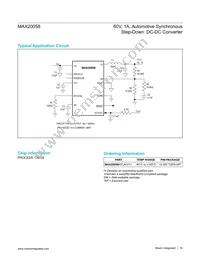 MAX20058ATCA/VY+ Datasheet Page 16