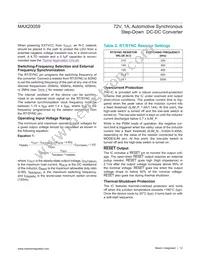 MAX20059ATCA/VY+ Datasheet Page 12