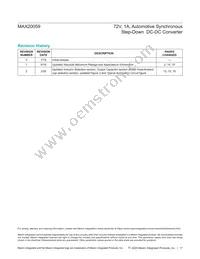 MAX20059ATCA/VY+ Datasheet Page 17