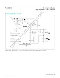 MAX20078ATE+W Datasheet Page 18